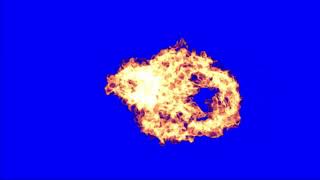 Violent Flamethrower Flames Variant 5 - Flamethrower Green Screen Pack Mp4