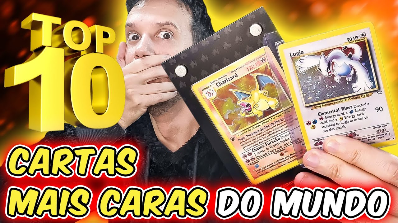 TOP 10 CARTAS de POKEMON MAIS CARAS DO MUNDO 2020, Seja um colecionador