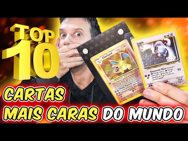 AS CARTAS POKEMON MAIS RARAS E CARAS DO MUNDO TOP 10 2023 