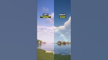 Minecraft Shaders: Complementary or AstraLex? 🌈 #shorts