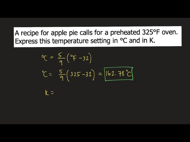 To 325 c f 325 fahrenheit