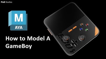 Modeling A Realistic Gameboy in Autodesk Maya 2023!