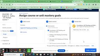 Khan: Managing Assignments & Viewing Student Scores/Work/Data
