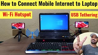 2 Method to Connect Mobile Internet to laptop with or Without USB Cable | Wi-Fi Hotspot screenshot 4