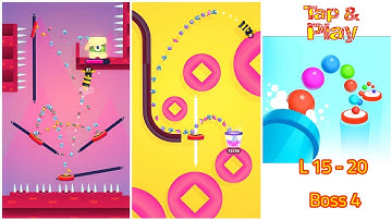 Cannon Shot Levels 15 - 20 Boss 4 Gameplay Walkthrough Android Games, ios All Levels Unlock