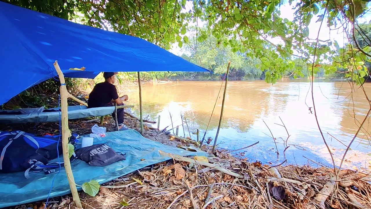 Cam fishing pertama kali di sungi telen kalimantan tempatnya ikan episode 41