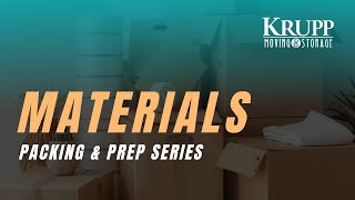 Materials | Packing & Prep Series