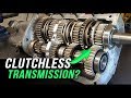 How a clutchless racing transmission works