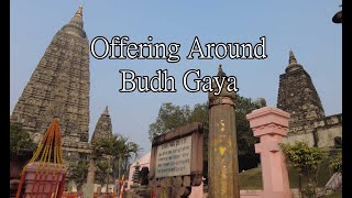 Offering  Around Budh Gaya - ဗုဒ္ဓဂယာကို လှည့်ပတ်ပူဇော်