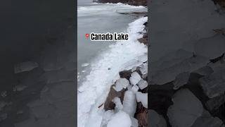 Winter Spring Transition #canada #lake #nature #spring #canadalake
