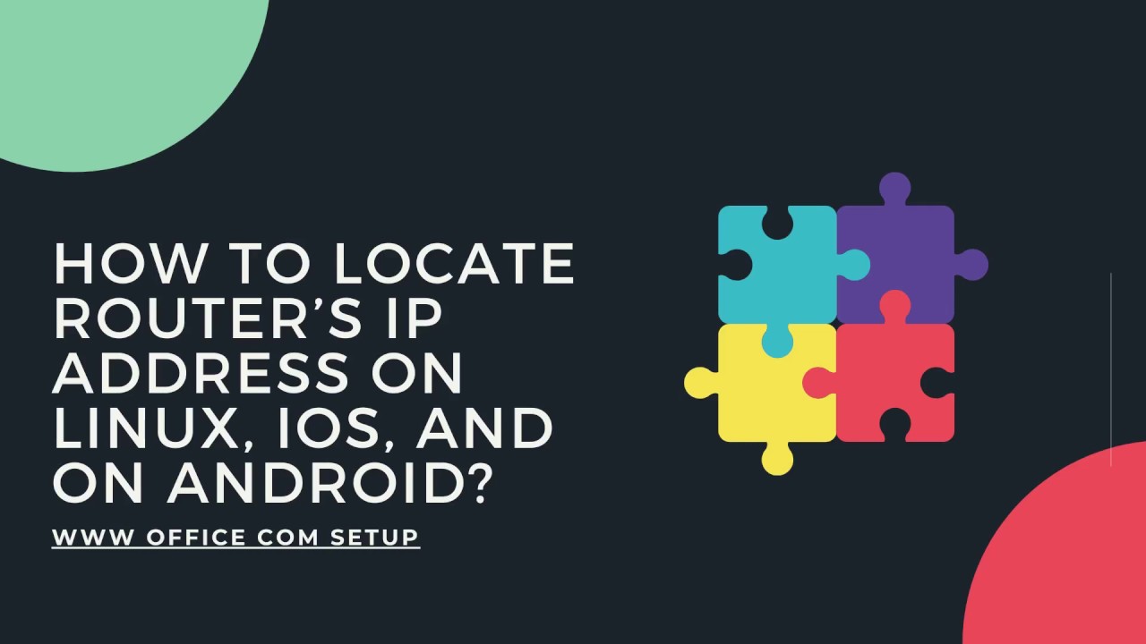 Locate Router How to Locate Router’s IP Address on Linux, iOS, And on Android - YouTube
