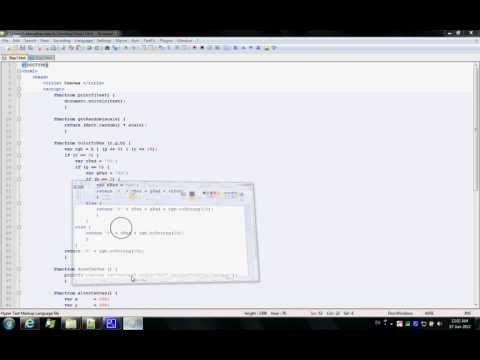 HTML5 canvas 3D tube simulation
