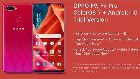 Oppo F7 & Oppo F9 pro || ColorOS 7 + Android 10 Trial Version 😃