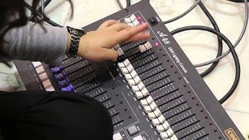 Lane Crawford window display - kinetic set up