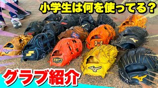 最近の子はどんなグラブを使う？みんなの硬式野球グラブ紹介！【小学生編】