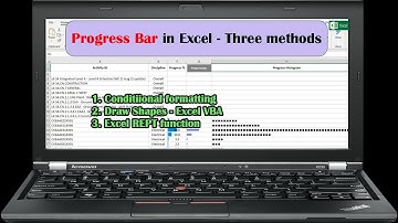 Progress Bar in Excel - Conditional formatting, Draw Shapes, Text histogram