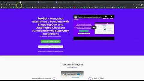 PayBot Quick Install - ManyChat eCommerce Bot - [Part1] [Paybot - Manychat eCommerce Template]