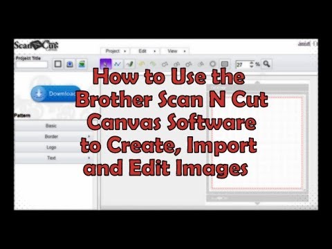 alliance Okklusion Ulykke Brother ScanNCut Canvas Software Tutorial - YouTube