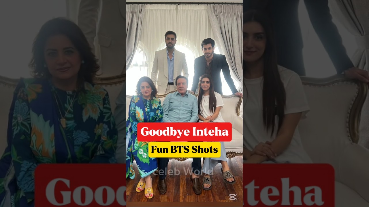Inteha Last Episode Cast Fun Bts Shots| Inteha Drama Last Episode| Inteha Drama 