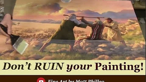 Varnish a LARGE Acrylic Painting...without ruining it!