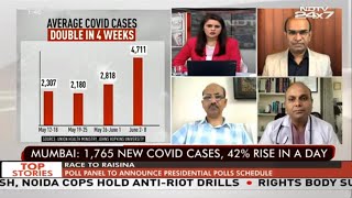 On rising COVID-19 cases in India June 2022 Dr Rajeev Jayadevan Dr Pinto Dr Dasgupta NDTV Rishika