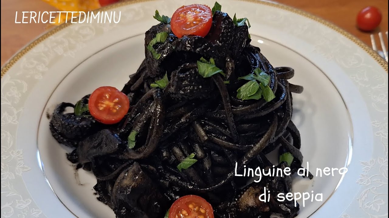 Linguine al nero di seppia