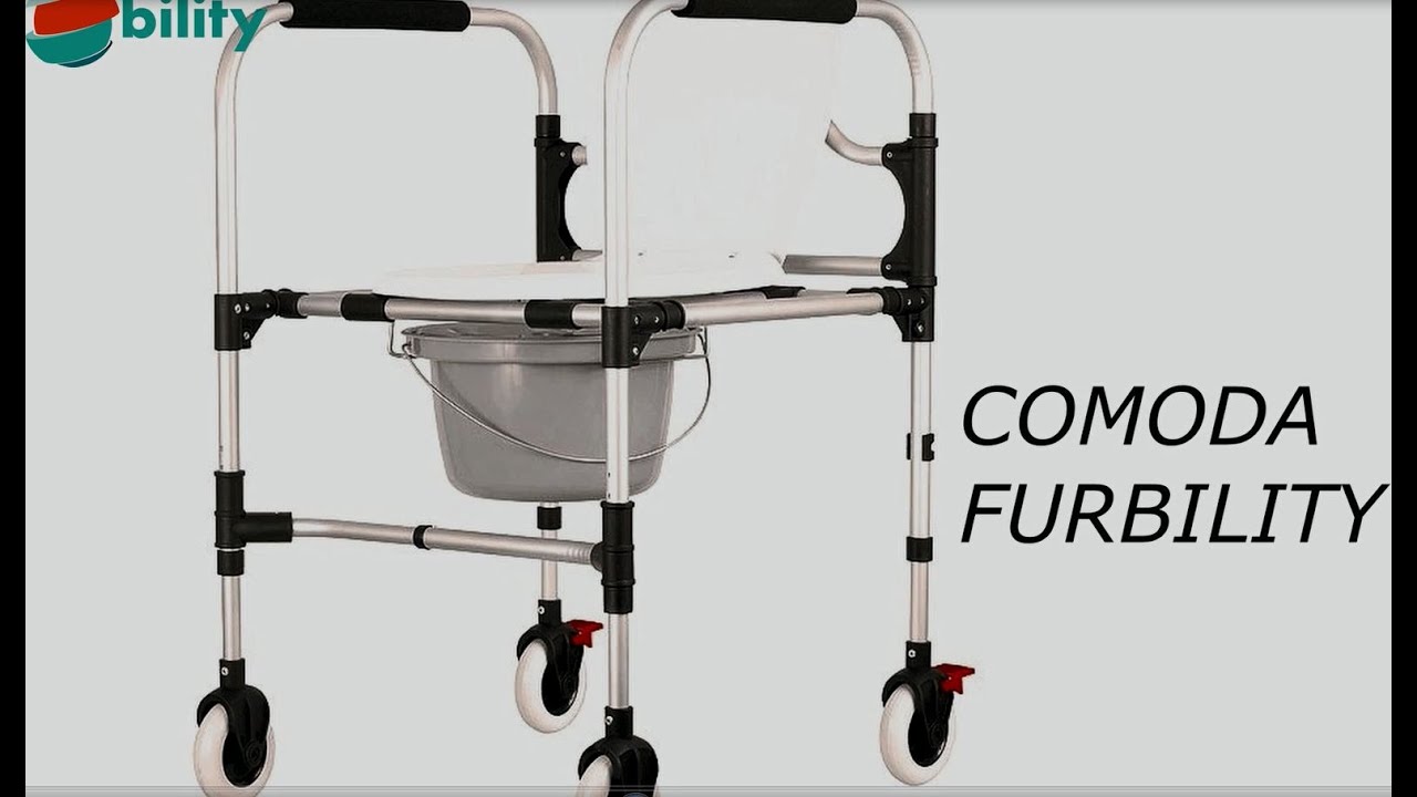 Sedia Comoda per WC disabili e anziani Furbility