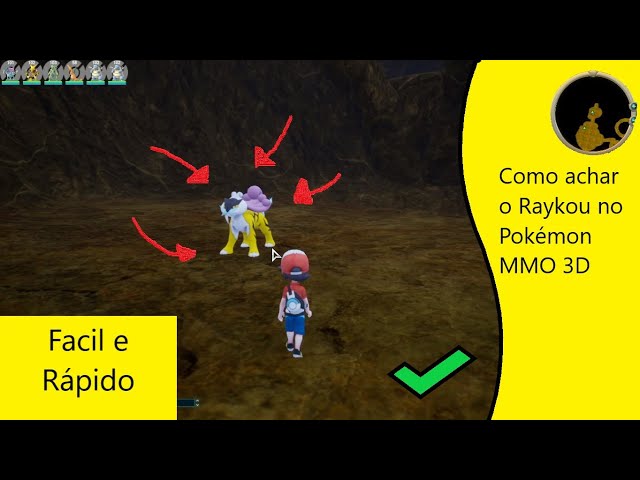 Como achar o Suicune no Pokémon MMO 3d !!! 