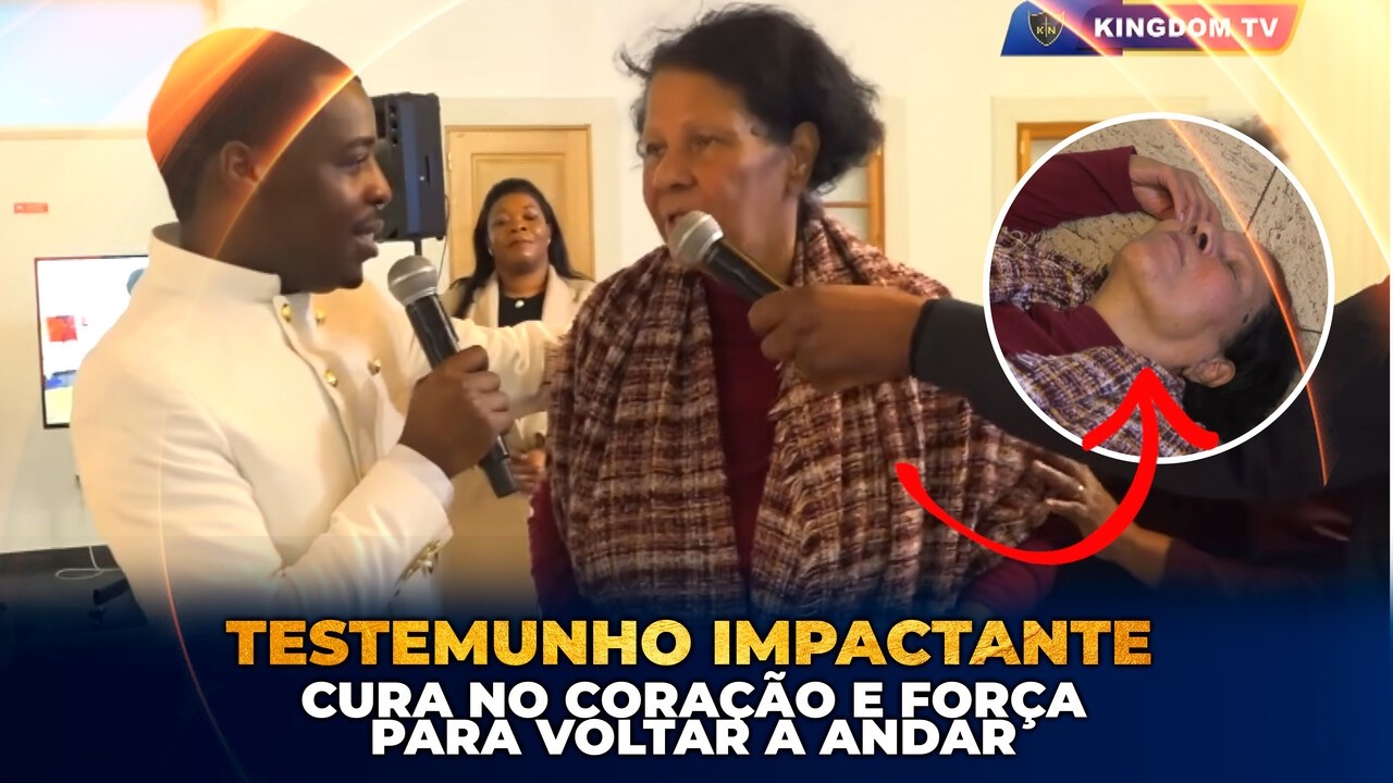 TESTEMUNHO IMPACTANTE: Cura no Coração e Força para Voltar a Andar || Apóstolo Onório Cutane