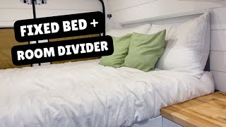 SIMPLE   STURDY Fixed Bed Design for Our CAMPER VAN | Van Life Build