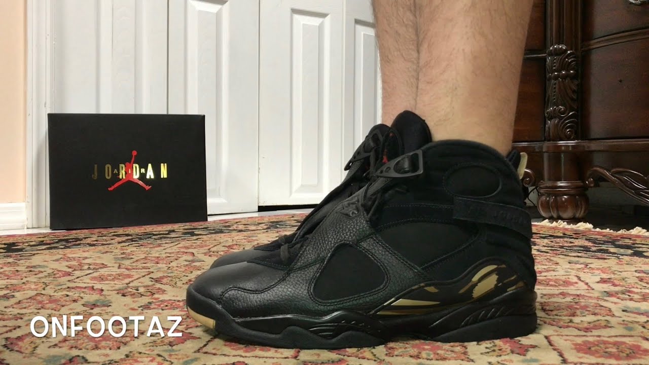 jordan 8 on feet