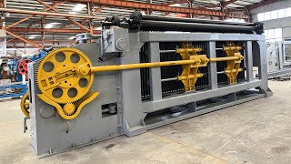 Automatic hexagonal gabion wire mesh machine