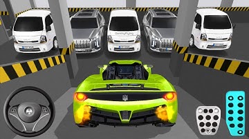 New SF90 car Stuck in Parking Garage - 3D Driving Class - 3D Driving Class Android Gameplay - Game