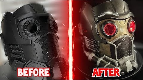 3D printing motivation - Making of star lord 3D helmet featuring: A day to remember - resentment