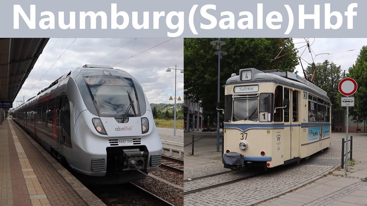 Bahnverkehr in Naumburg(Saale)Hbf (2022)