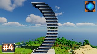 Modern Futuristic Skyscraper #14 Minecraft Tutorial Let's Build Part 4. (finishing up)
