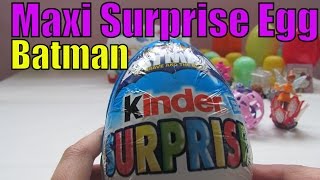 BIG Kinder 2015 Easter Edition Egg: Batman Surprise Eggs & Disney Fairies Commentary in English