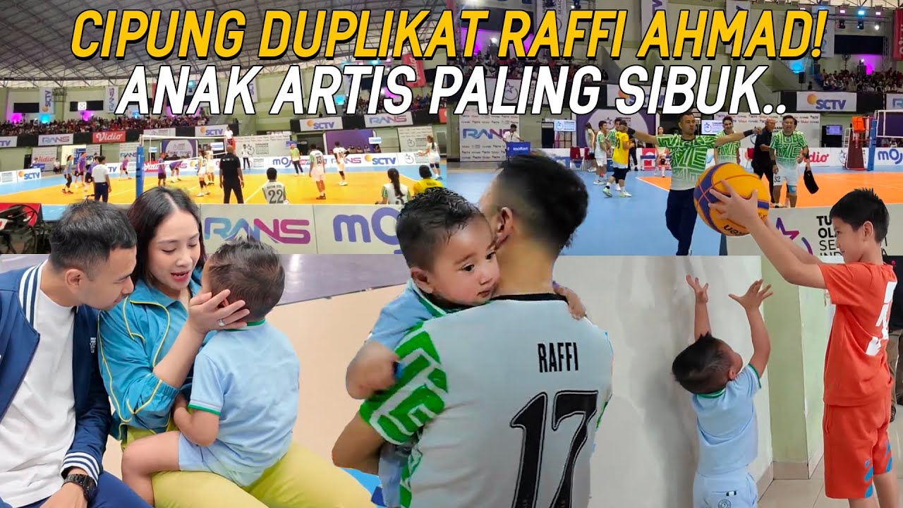 FAMILY TIME DI TEMPAT SHOOTING!!! AJJA DAN RAFATHAR IKUT LOMBA BASKET DI TOSI!!!