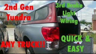 Camper Shell wiring explained 2ND Gen Tundra  UNIVERSAL