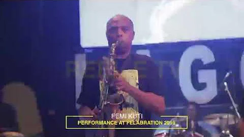FEMI KUTI GIVING FANS A SNEAK PEAK TO HIS SUNDAY PERFORMANCE AT FELABRATION 2019