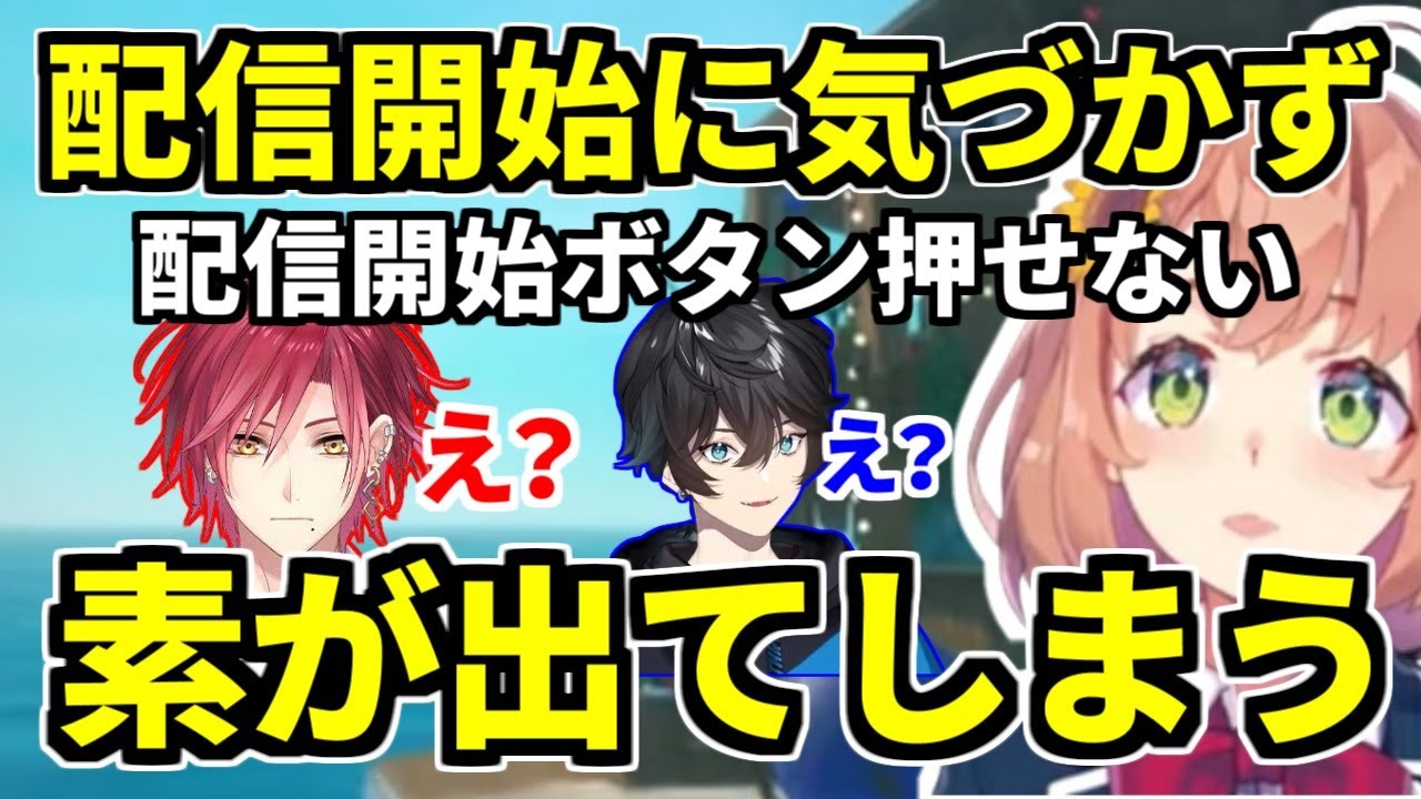 配信開始されてることに気づかず素が出てしまう3人【本間ひまわり/アクシア・クローネ/ハユン/にじさんじ切り抜き】