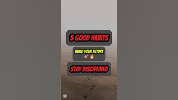 5 Good Habits That Will Build Your Future | Path of Legacy #discipline #mindset #habits #consistency