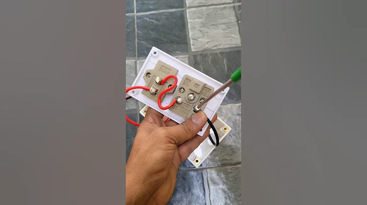 Electrician tips: Electrical switch board wiring #shorts #electrician #electricalwork