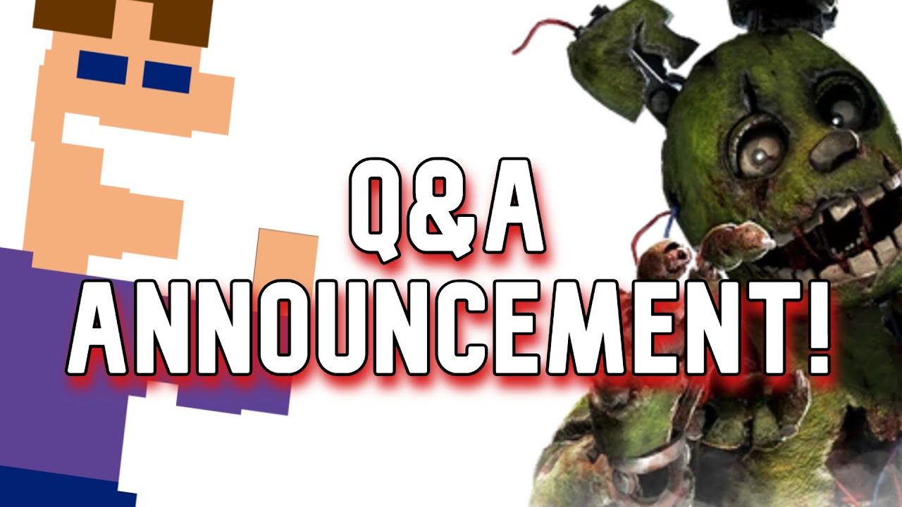 ОБЪЯВЛЕНИЕ ВОПРОСОВ И ОТВЕТОВ SPRINGTRAP И МАЙКЛА!