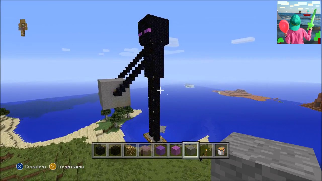 ¿ Cómo hacer un Enderman gigante en Minecraft ? - YouTube