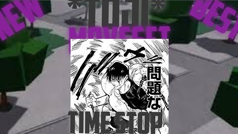 *NEW*🗡 Roblox tsb script | Toji ts moveset | Custom VFX & SFX | Op 5th ability | Time stop ability 💪