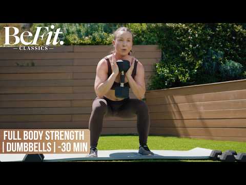 Full Body Strength Workout with Dumbbells | Jordan Mckenzie | 30-Minute