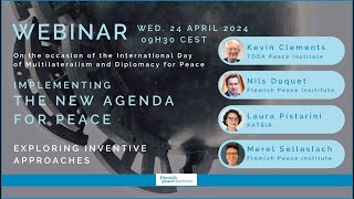 Implementing the New Agenda for Peace: A Flemish Peace Institute-webinar (24 April 2024)
