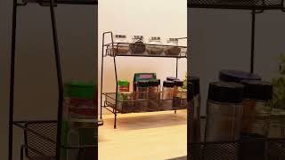 Saleon Spice Rack Organizer For Countertop 2 Tier Counter Organizer Countertop 2070