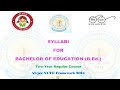CRSU/MDU Syllabus PDF for B.Ed 1st and 2nd Year || All Subjects ||